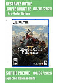 *Précommande* Kingdom Come Deliverance II / PS5