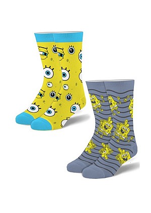 Ensemble De 2 Paires De Chaussettes Par Odd Sox - SpongeBob