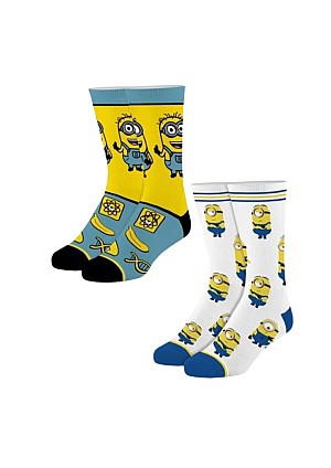 Ensemble De 2 Paires De Chaussettes Par Odd Sox - Minions