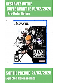 *Précommande* Bleach: Rebirth Of Souls / PS5