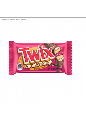 Tablette De Chocolat Twix Par Mars Wrigley - Saveur De Pâte À Biscuit 38G