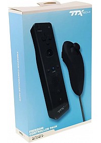 Ensemble De Manette Wiimote Plus et Nunchuk Pour Wii / Wii U Par TTX TECH - Noir