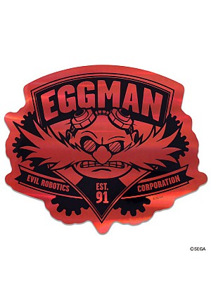 Autocollant Travel Sticker Sonic The Hedgehog Par Ensky - Eggman