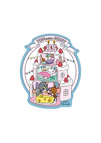 Autocollant Prism Travel Sticker Par Ensky - Tom & Jerry 85th Anniversary