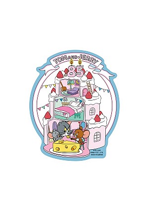 Autocollant Prism Travel Sticker Par Ensky - Tom & Jerry 85th Anniversary