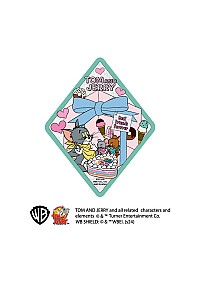 Autocollant Prism Travel Sticker Par Ensky - Tom & Jerry Best Friends Forever